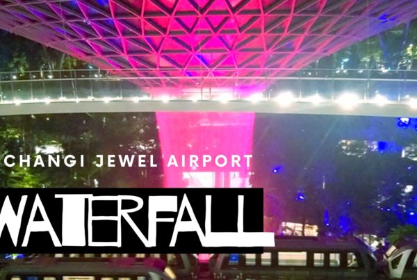 changi jewel airport waterfall singapore blog